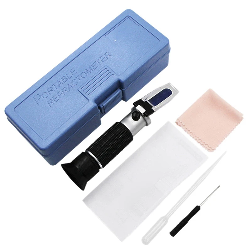 0-32% Refractometer Sugar Degree Meter Saccharimeter Cutting Fluid Density Concentration Meter Brix With Retail Box