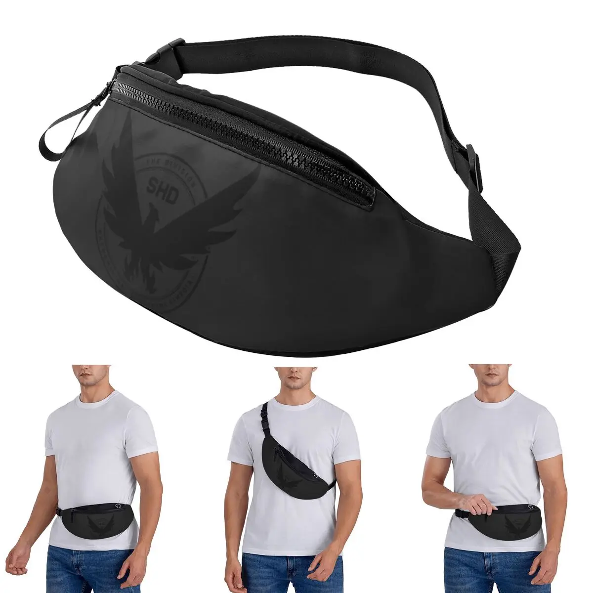 

Crossbody Waist Bag The Division 2 Shd Strategic Homeland Division Men Women Fanny Pack Travel Running Money Phone Pouch