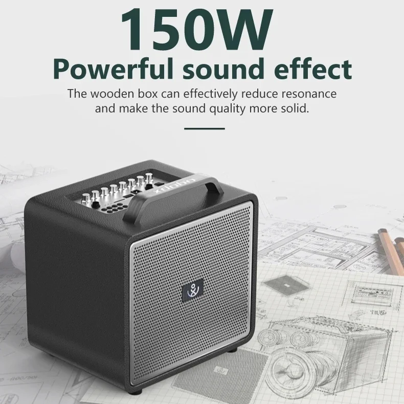 

Thunder 1978 Bt Party Box Subwoofer Portable Wireless Boombox Bass High Quality Loud Karaoke Speaker With Mic