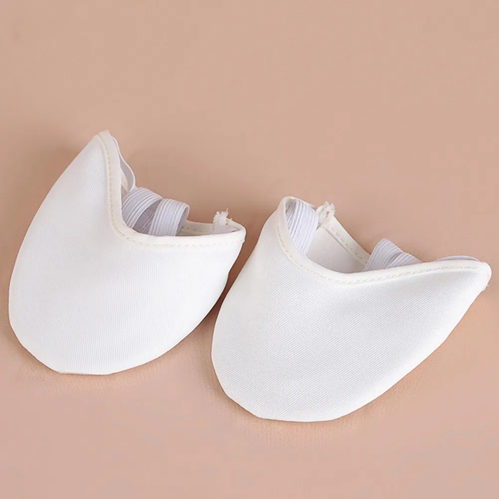 

Half Sole Ballet Dance Shoe White Women Stretch Non-Slip Modern Latin Gymnastics Slippers for Adult Rhythmic Dance