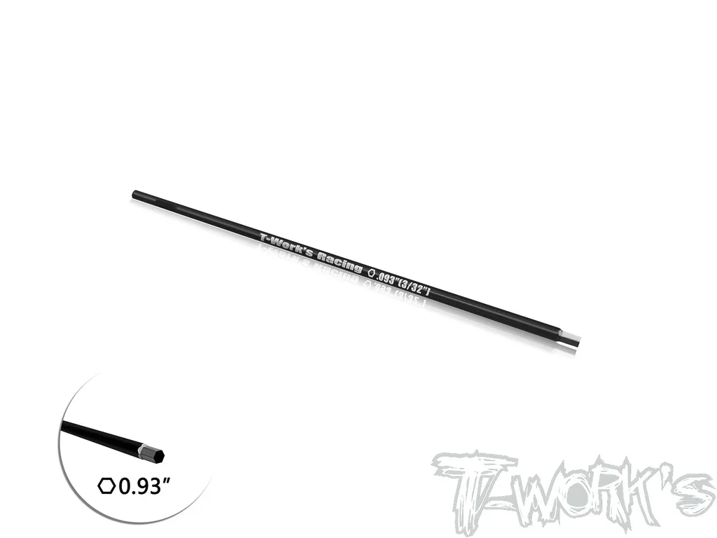 Original T works TT-026-H0.93 TT-026-H0.78 TT-026-H0.63 HSS Hex Wrench Replacement Tip ( 3 / 32