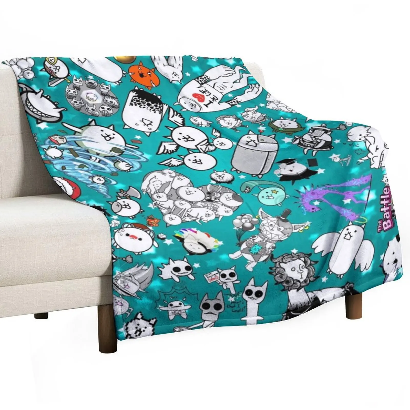 Battle Cats Throw Blanket Plush warm for winter Luxury St Luxury Brand Blankets
