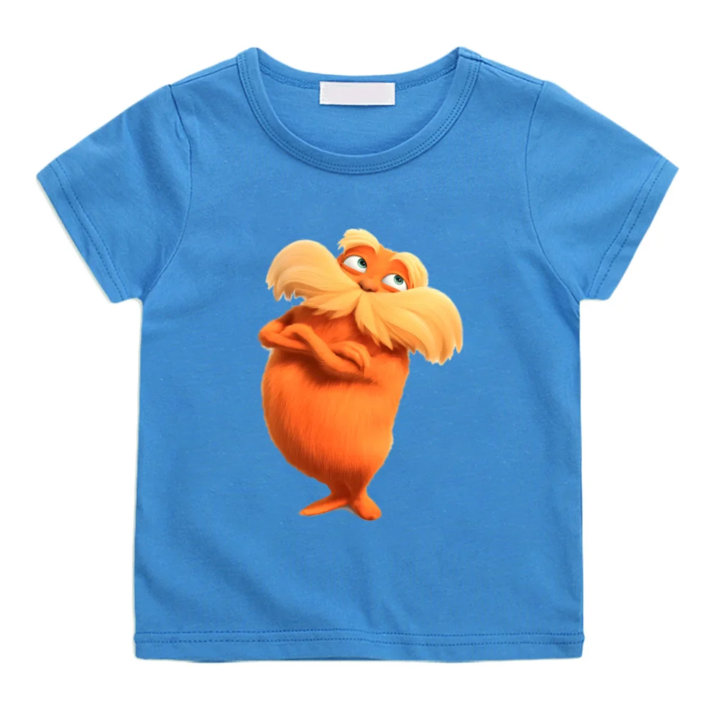 The Lorax Kids T-Shirt Summer Children's T-shirt Cute Cartoon Boy Girl Tops Fashion Casual Baby Toddler Anime Short Sleeve Tops