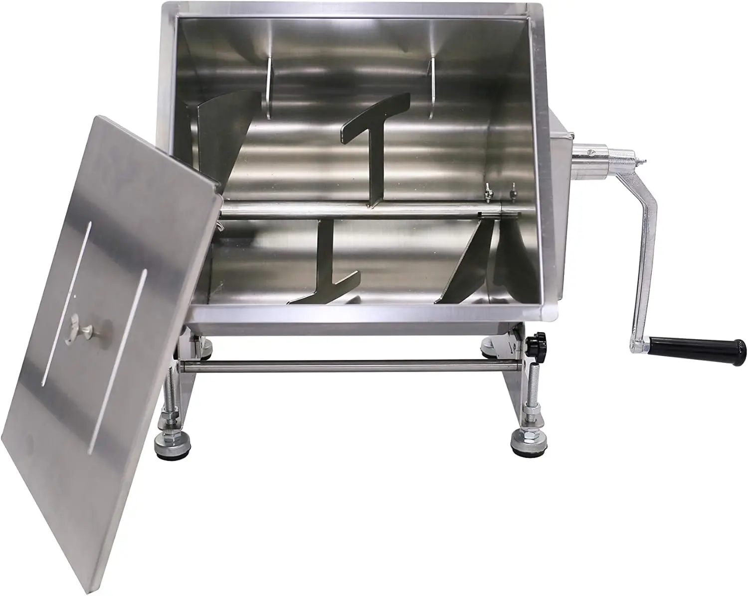 15-Liter Capacity Tilt Tank Manual Meat Mixers