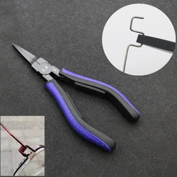 Multifunction Toothless Flat Nose Pliers Thin Flat Nose Tongs For Electronic Jewelry Making DIY Manual Pliers for Jewelry Repair