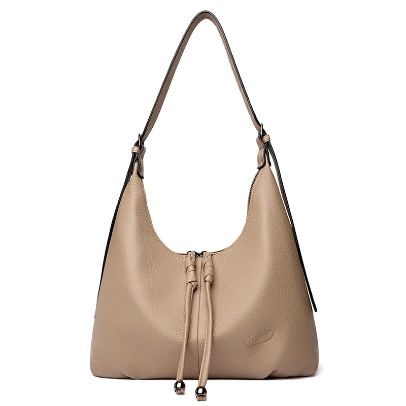 

Women's Black Retro PU Leather Hobo Bag Large Capacity Slouchy Shoulder Purse Commuter Tote