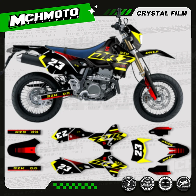 

MCHMFG For Suzuki DRZ400 DRZ 400 SM S E 1999-2001 2005-2022 Motorcycle Graphic Decal Sticker Deco Dekor Kits