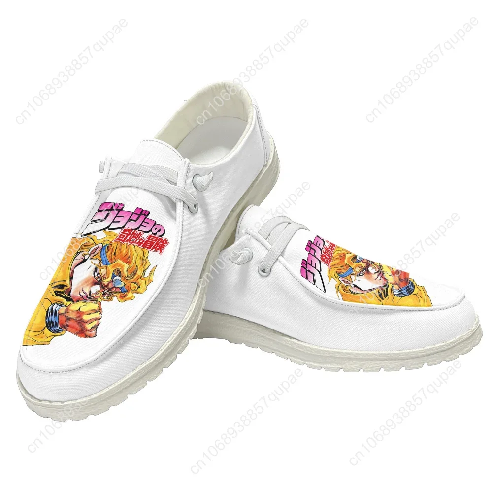 Jojos Bizarre Adventure Jonathan Joestar Casual Shoes Men Woman Anime Flat Shoe Breathable Lightweight Footwear Couple Custom 2