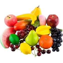 20 Pcs Artificial Fruits Pack, Fake Fruits for Home Decor, Simulation Fruit Set, Party Chirstmas Decortion