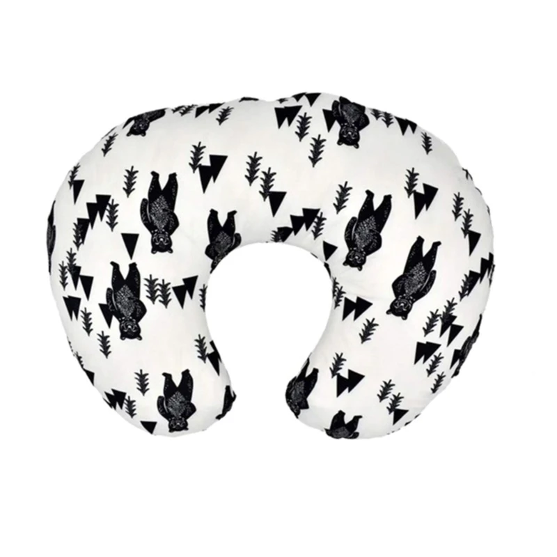 2024 New Removable Nursing Pillow Cover Newborn Bedding U-Shape Nursing Pillow Covers Lovely Printed Breastfeeding Pillow Cover