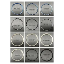 Mod Silver Black Blue 30.5*27.5MM Brush Watch Chapter Ring Fit For Seiko SKX007 SRPD Dive NH35 NH36 Watch Case