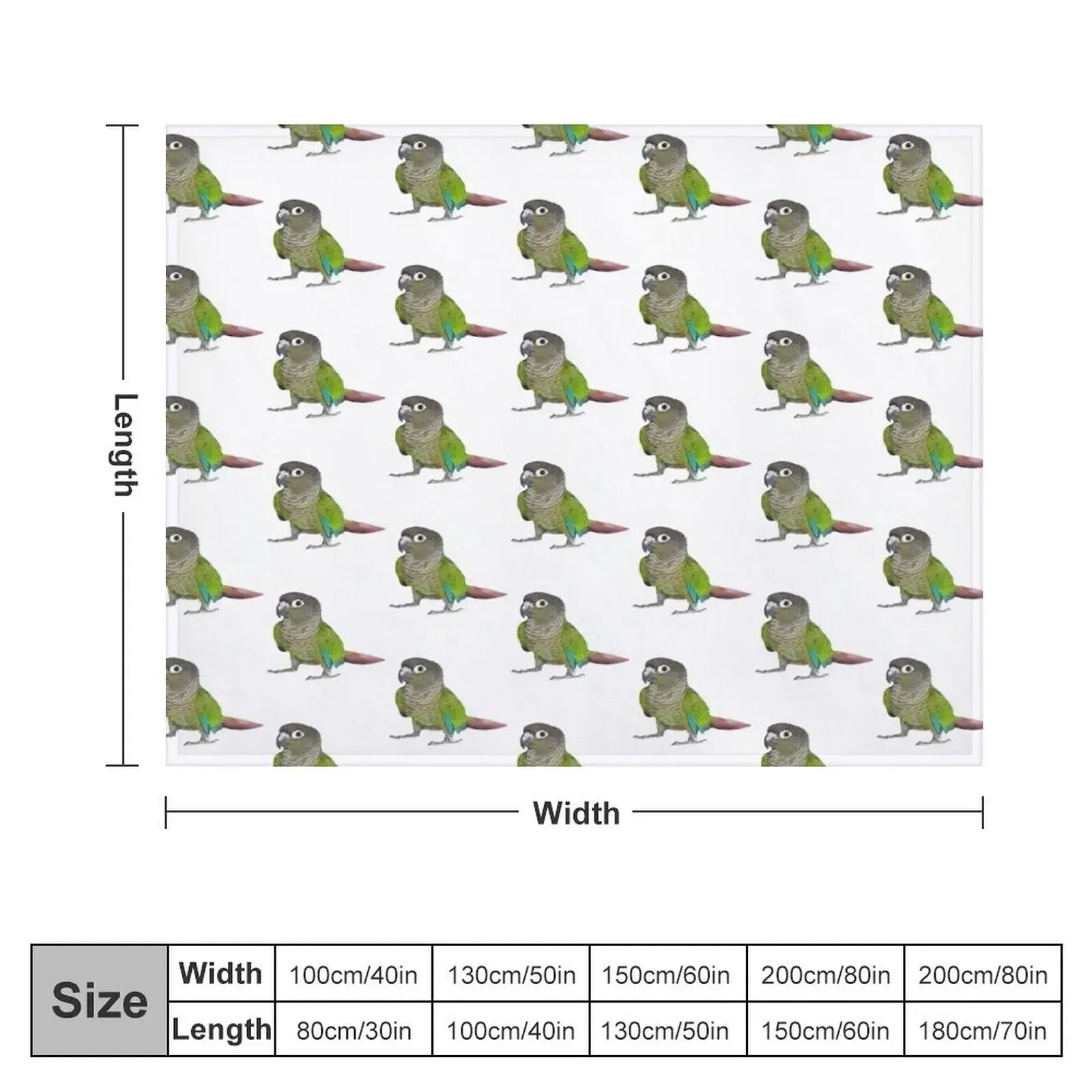 green-cheeked Conure Throw Blanket Luxury Thicken Custom Vintage Decorative Sofa Blankets