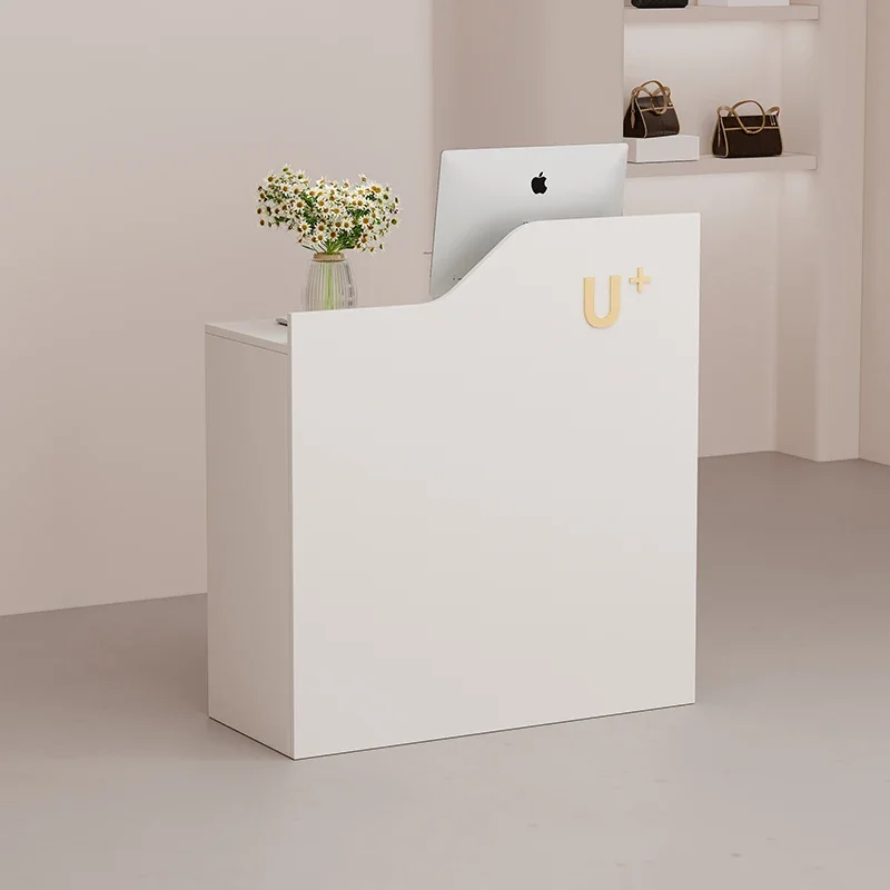 

Modern Simple Reception Desks Cashier Luxury Beauty Salon Small Reception Counter Clinic Escritorio De Recepcion Furniture