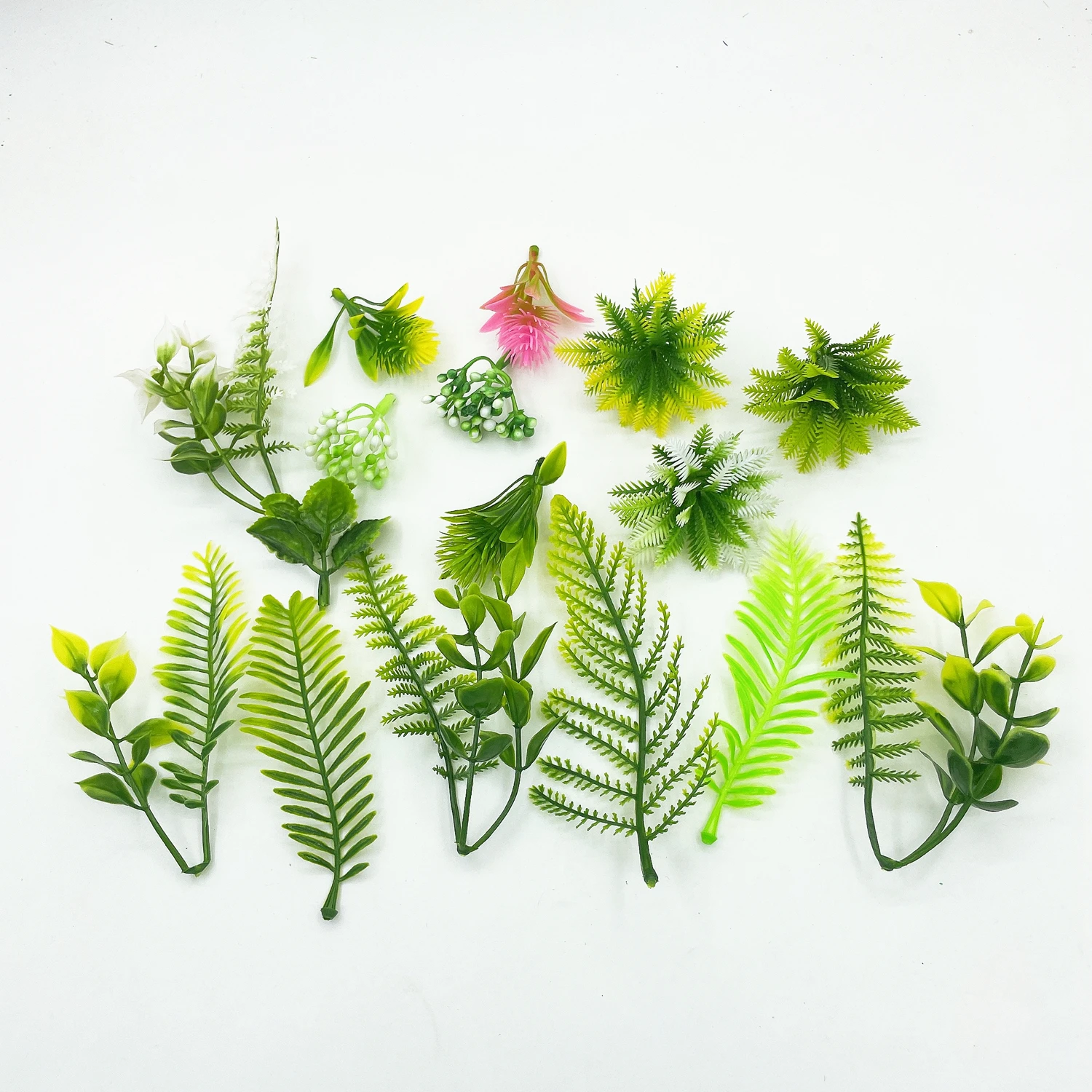 10 Teile/los Kunststoff Wasser Gras Künstliche Blumen Für Wohnkultur Wand Hängen Tisch DIY Kranz Geschenk Scrapbooking Gefälschte Pflanzen