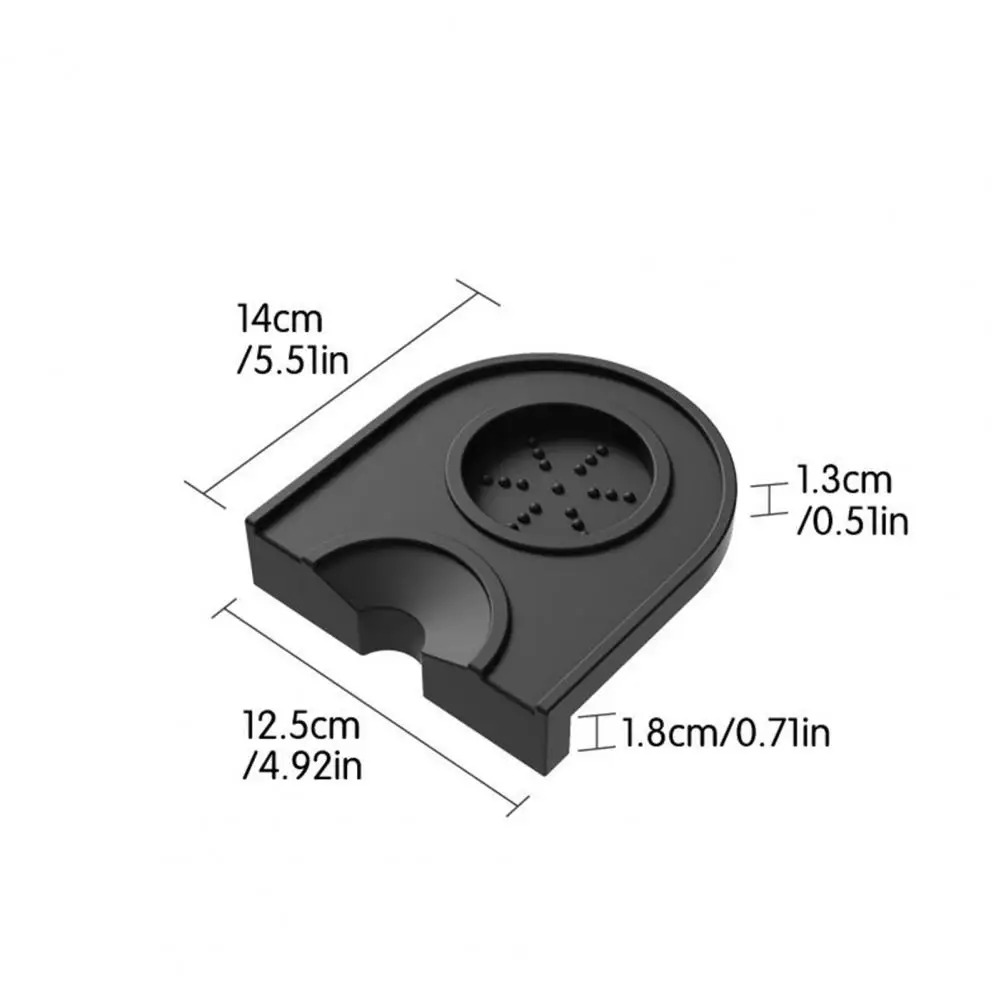 14/16/21cm Silicone Coffee Mat Station Heat Resistant Espresso Tamper Mat Efficient Coffee Making Tool For Baristas Professional