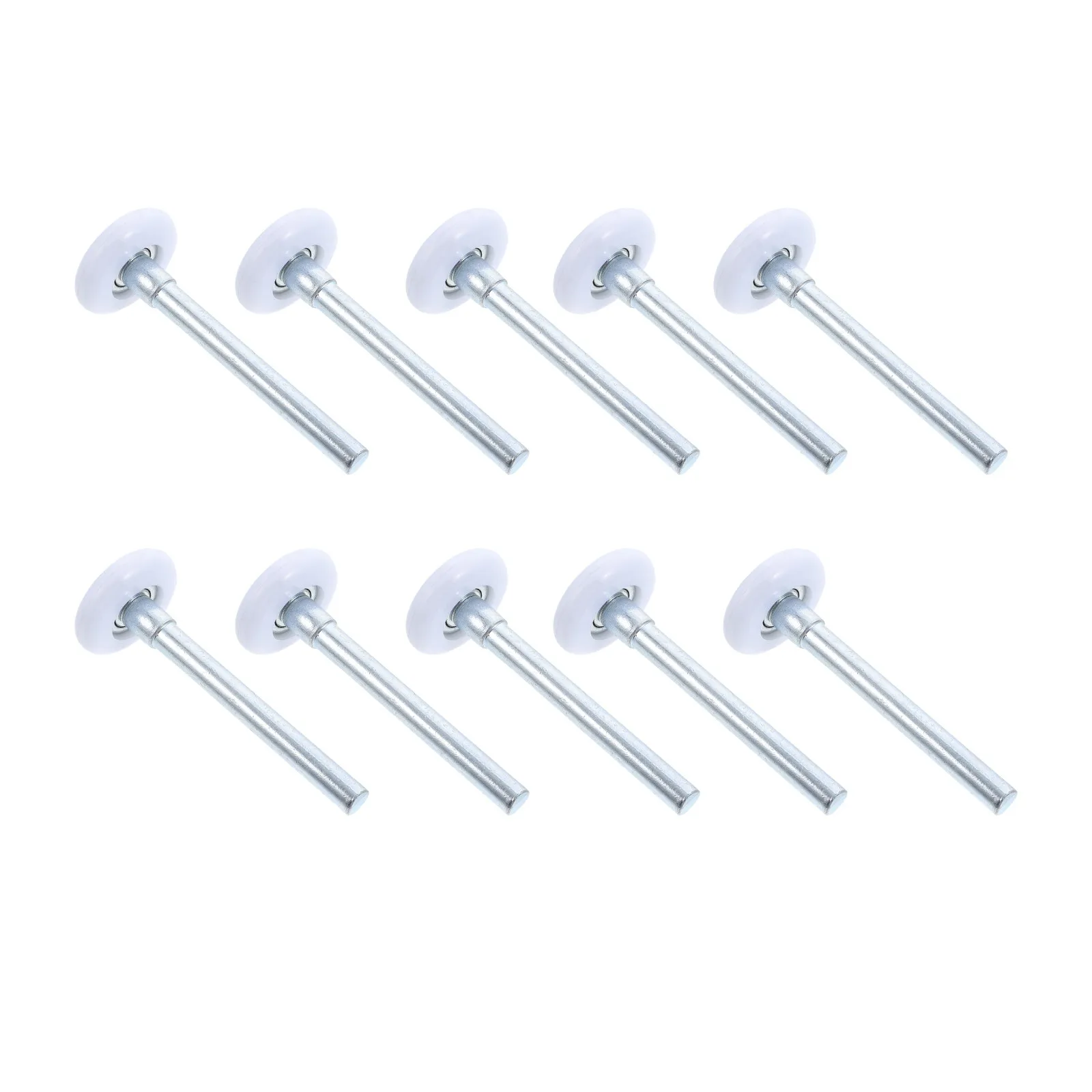 10Pcs Garage Door Rollers Nylon Durable Guide Wheels for Sliding Doors Replacement Heavy Duty Accessories Practical
