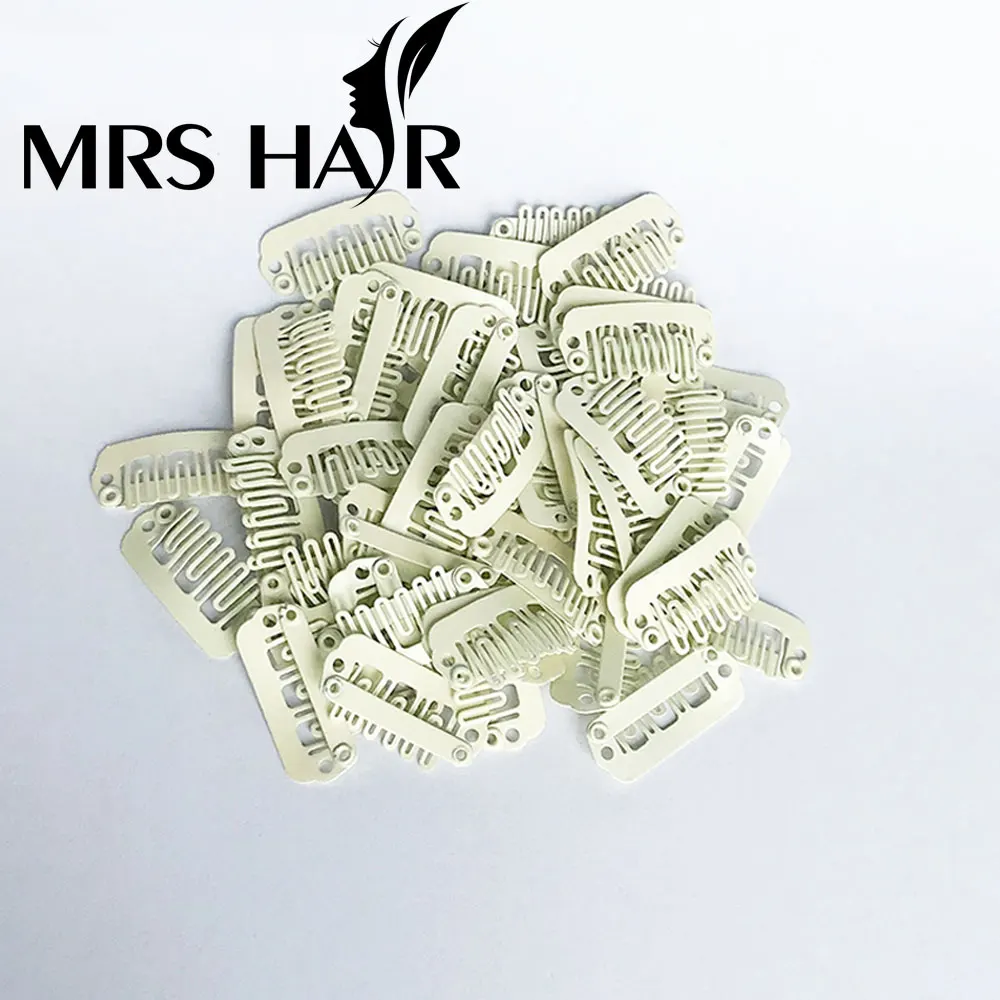 50pc 3,2 cm Haar verlängerung sclip u Perücken clips für Haar verlängerungen Clip Haar Haars pangen für Haar perücke Zubehör Salon Haars pangen