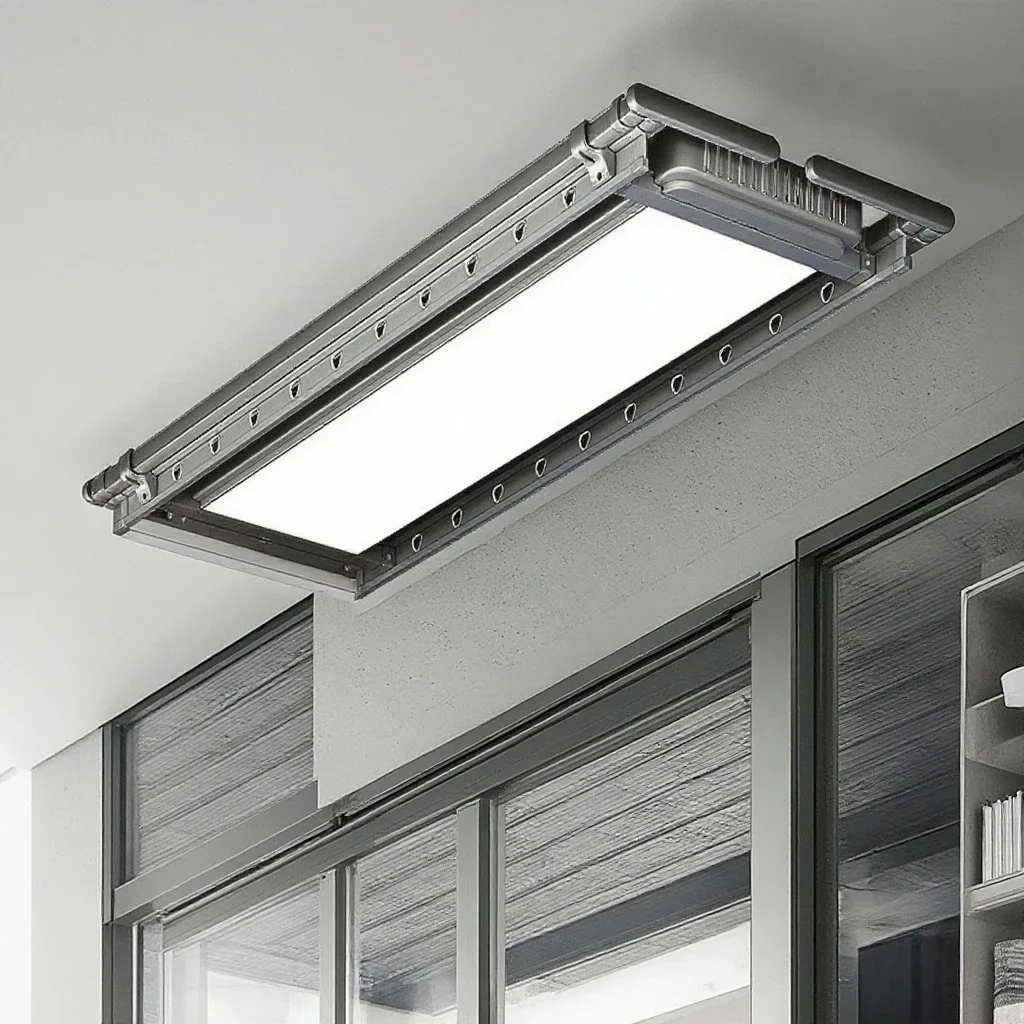 

Электрическая потолочная сушилка для белья с LED-подсветкой для балкона, в продаже