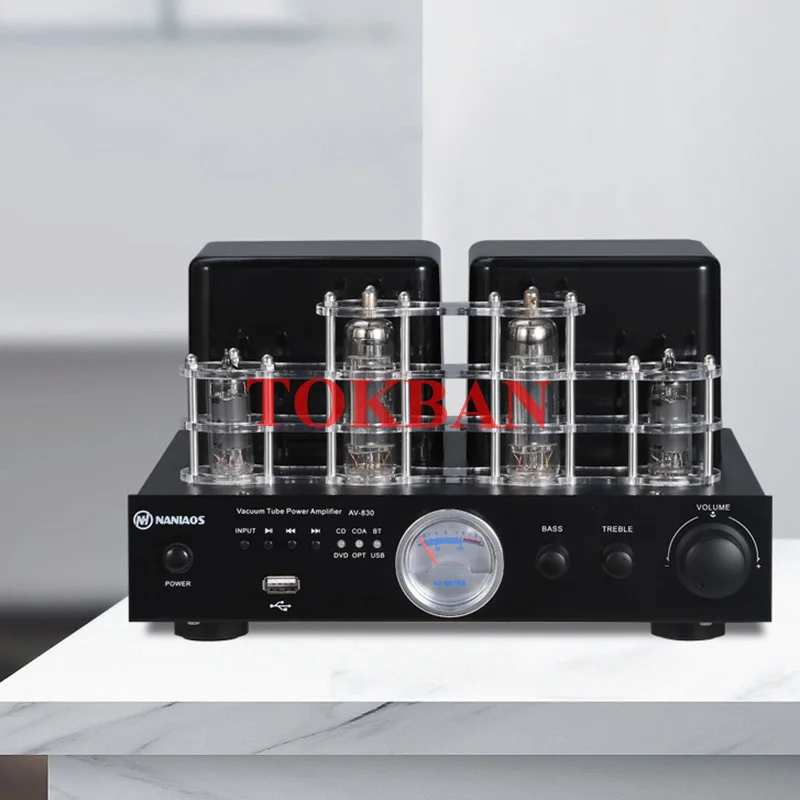 Vu-真空管アンプ,Tokban-AV830 W x 2,高出力,Bluetooth 150,同軸サブ