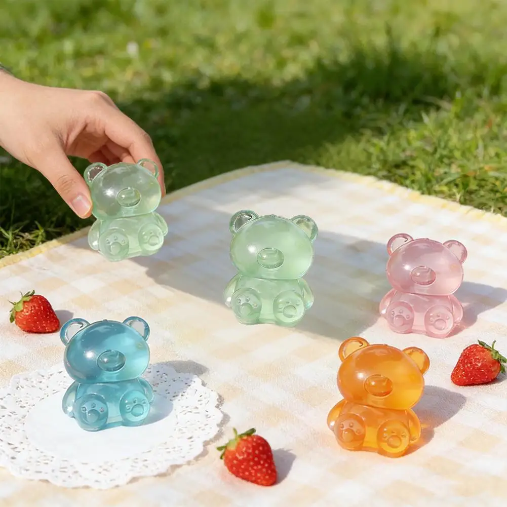 1Pcs Little Bear Sensory Squeeze toy Soft Squishy Decompression Toy Slow Recovery Stress Relief Ball For Adult Anxiety Relief