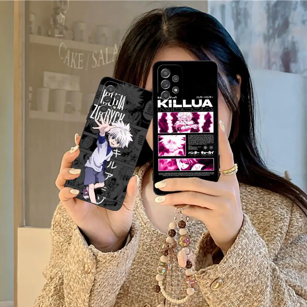 

Hunter Killua Mobile Phone Case for Samsung Galaxy A73 72 71 70 56 55 54 53 52 36 35 34 23 16 15 5G Colour Protective Smartphone