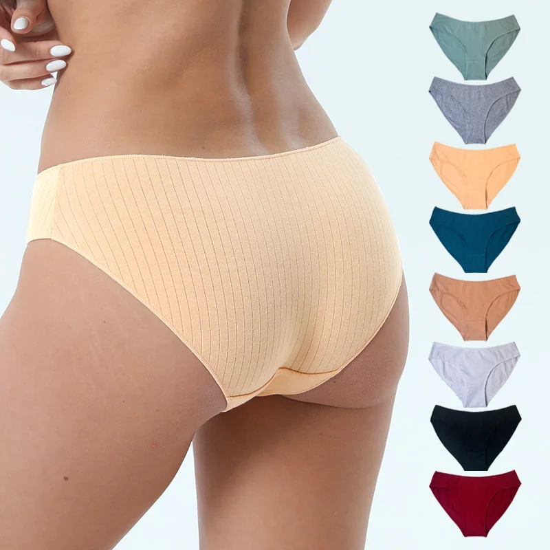 Women Panties Low Rise Briefs Cotton Women\'s Underwear Female Underpants Comfort Panties Sexy Lingerie M-XL