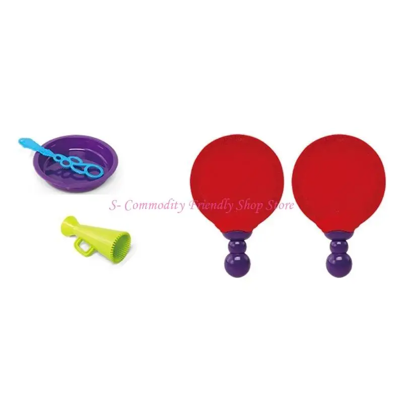 85AE Interactive Bubble Racket ของเล่นของขวัญบรรเทาความเครียดสำหรับเด็กผู้ใหญ่ Interactive Toy