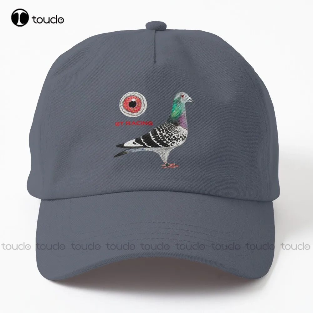 Tauben rennen Papa Hut Herren Hüte und Mützen Unisex Erwachsenen Teen Jugend Straße Skateboard Cartoon Denim Farbe Outdoor Baumwolle Mützen Geschenk