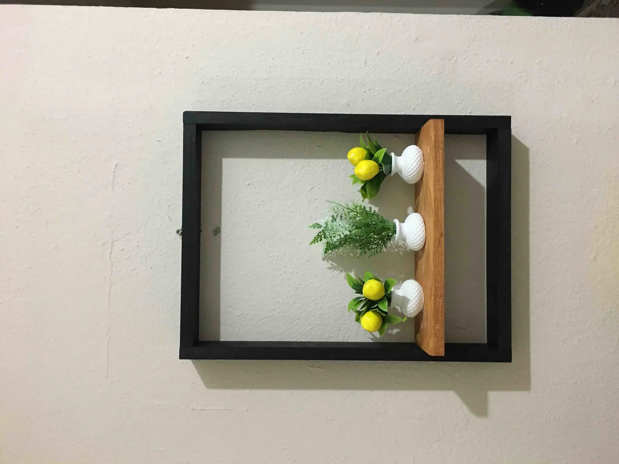 Functional Natural Wood Antiquity Color Square Solid Wall Shelf Table Organizer Kitchen Bathroom Shelf Bookcase Living Room