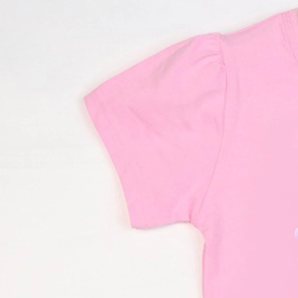 Einhorn-Sommer-T-Shirt aus Baumwolle für Kinder, kurzärmelig, lässig, modisch, kurzärmelig, trendige, weiche Mädchenkleidung, 2–10 Jahre – Detail 7