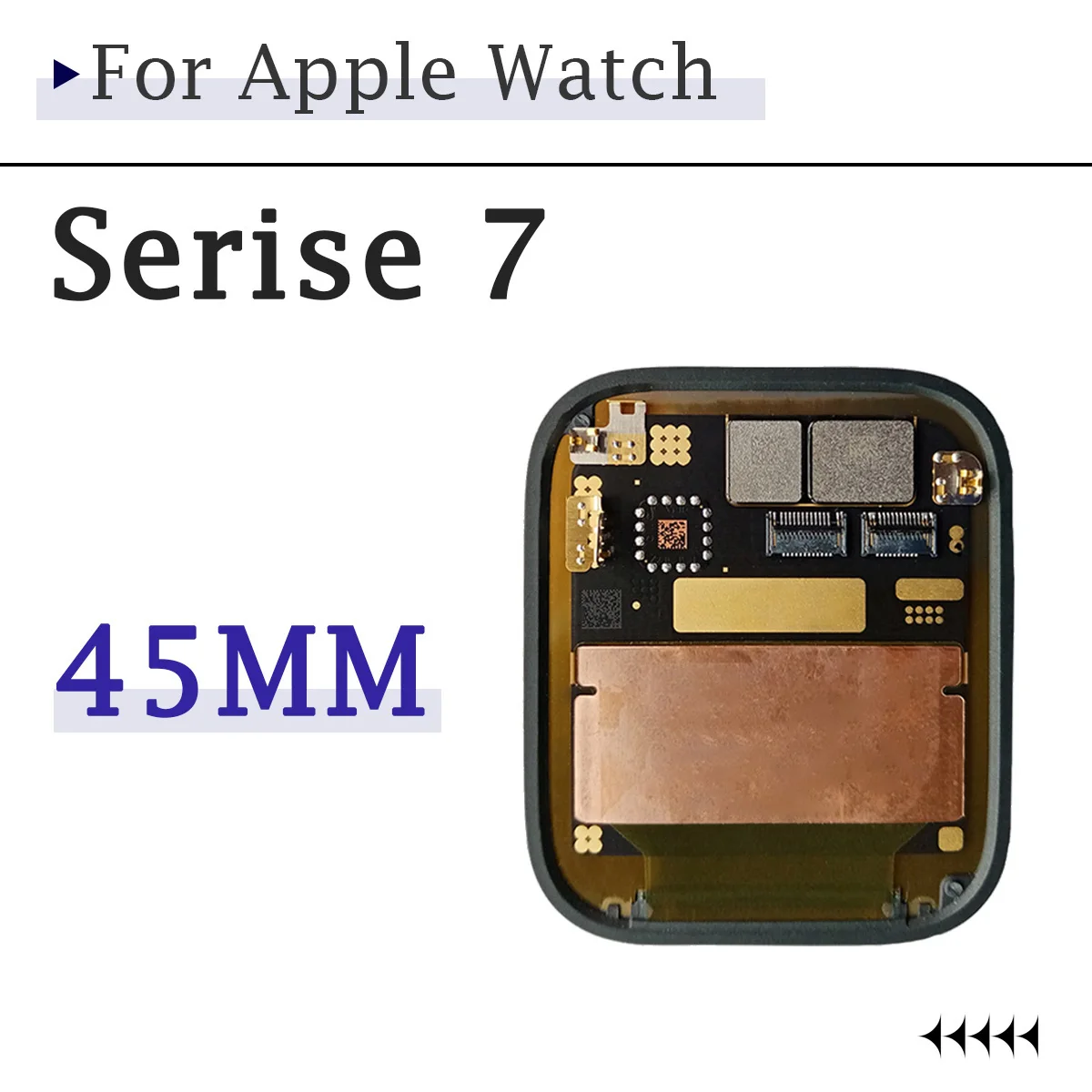 AMOLED dla apple watch Series7 ekran dotykowy lcd wymiana zespołu Digitizer, dla apple watch S7 wyświetlacz LCD 41/45mm