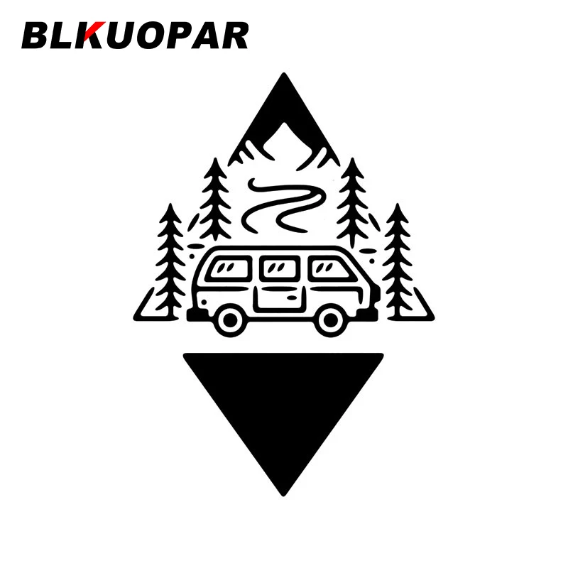 

BLKUOPAR Forest Creek Bus автомобильные наклейки VAN аниме творческая личность высеченный солнцезащитный крем кондиционер лобовое стекло автомобильные товары