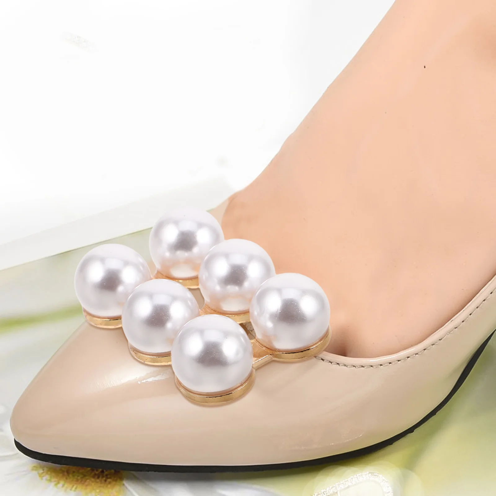 

2Pcs Detachable Shoe Buckles Elegant Clips Accessories for Bridal Wedding High Heels Shoe Jewelry Clips for Women