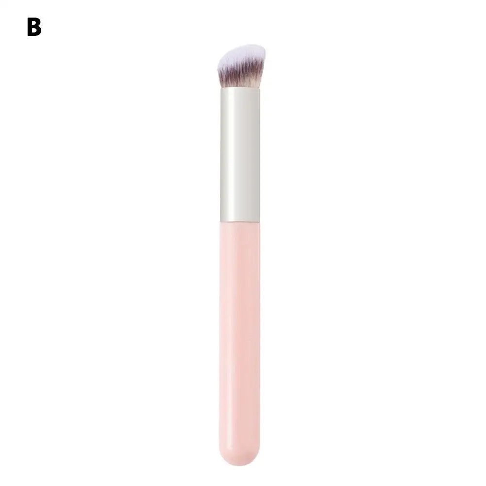 Pinceau anti-cernes à tête ambiante plus lente, pinceaux de maquillage doux, éponge, fond de teint, poudre de support bouffante, pinceau cosmétique, outils à utilisation sèche, C9U6