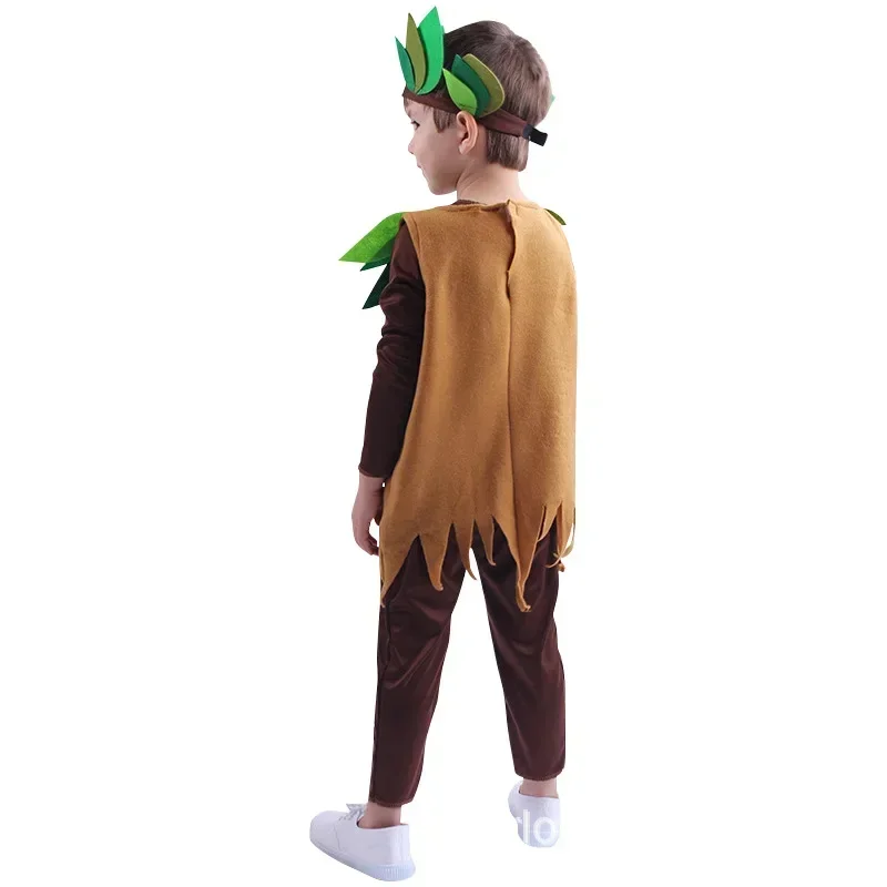 Boy Girls Kids Costume da albero per bambini Cosplay Stage Performance Fancy Dressed Halloween