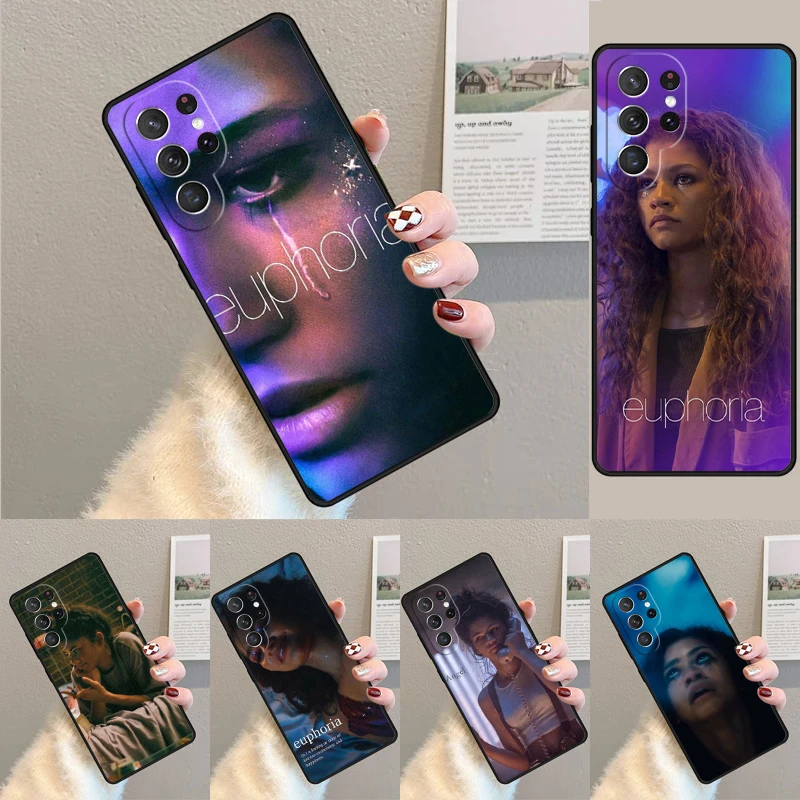 Cover For Samsung Galaxy S24 Ultra S21 S22 S8 S9 S10E Note 10 20 Plus FE S23 Euphoria Zendaya Phone case Coque