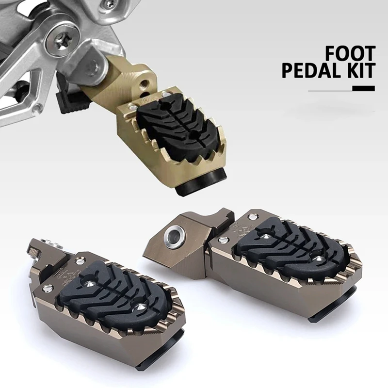 Motorcycle Foot Rests Foot Pegs Footrest Footpeg For BMW R1250GS ADV 2020-2023 R1200GS Adventure