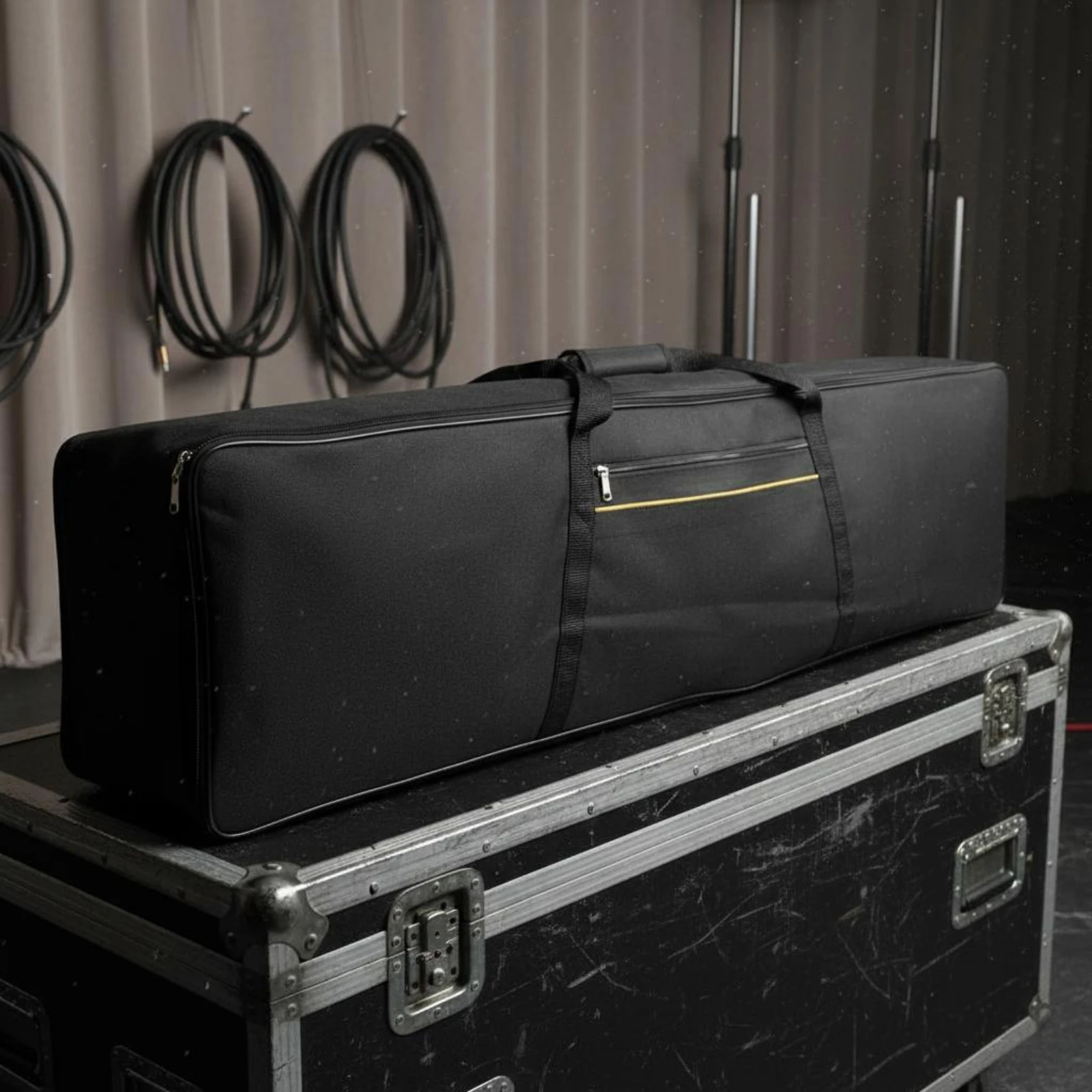 88-Key Electric Piano Bag Portable Waterproof Piano Carrying Bag 88 Key Keyboard Case Multiple Pockets Music Gear Heavy Duty