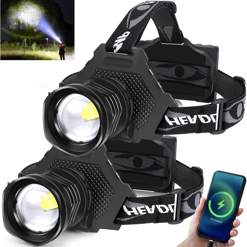 

Rechargeable Led lamp 100000 Lumen,super Bright Lamp Flashlight With 5 Lighting Modes,ipx6 Waterproof