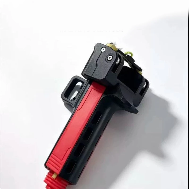 1pcs Outdoor Portable EDC Creative 3D Printing  Automatic Loading Rapid Fire Slingshot Tool view 4