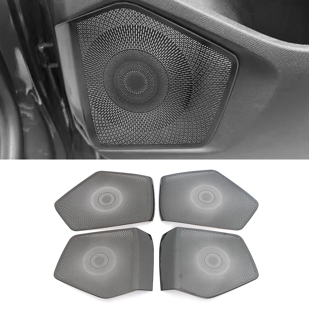 

For Peugeot 408 Crossover (P54) 2023-2024 for 308 (P5) 2022-2024 Car Door Audio Speaker Cover Loudspeaker Trim Interior Frame