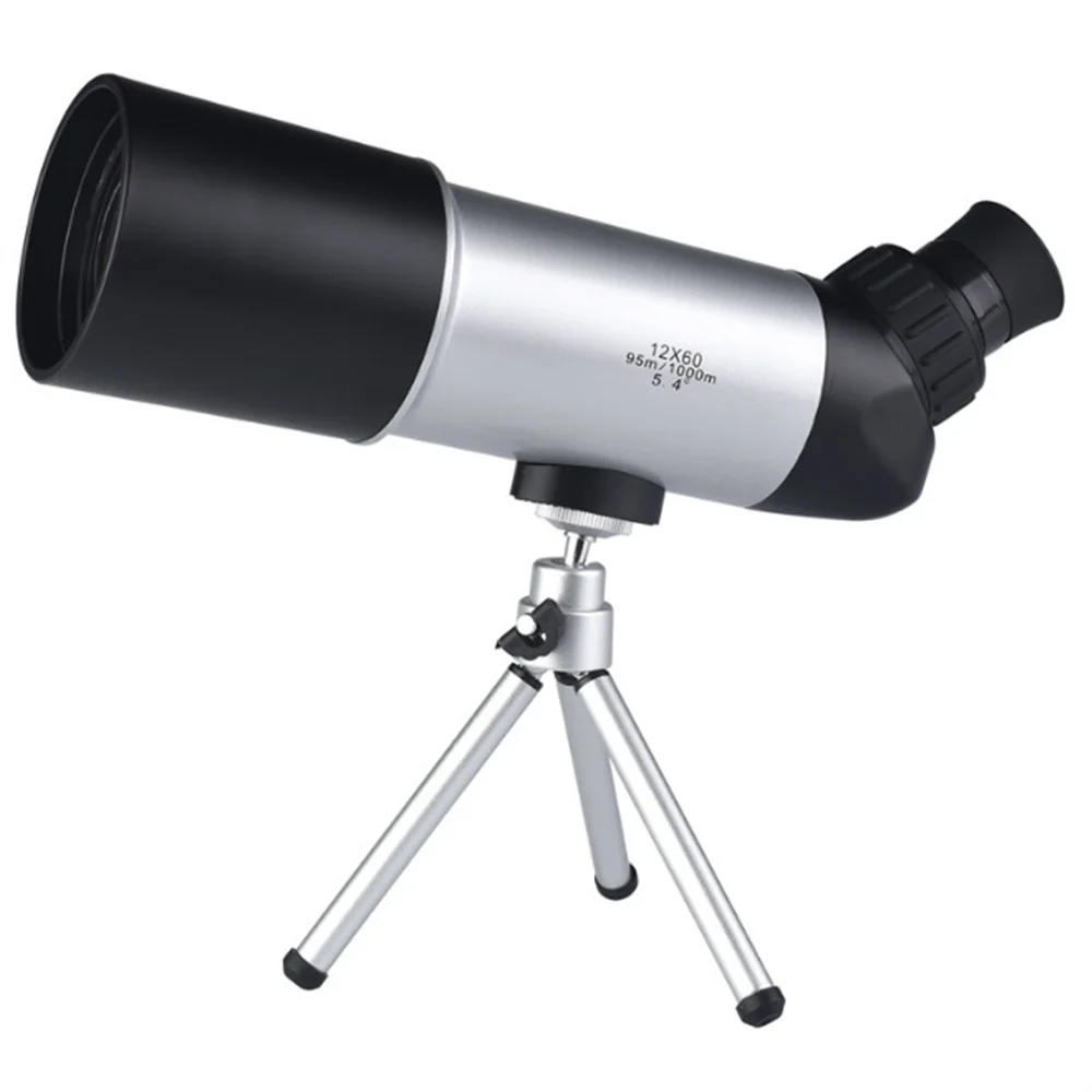 Agnicy 12x60mm مرآة الرؤية عالية التكبير عالية منخفضة الإضاءة للرؤية الليلية عرض المناظر الطبيعية تلسكوب الطيور