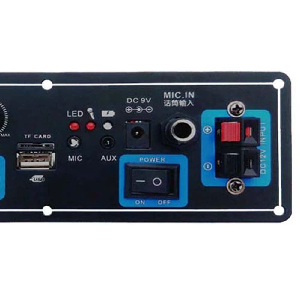POP-l7.4V Audio Motherboard 20W Power Amplifier Board with Bluetooth Recording Radio Decoder Board Radio for