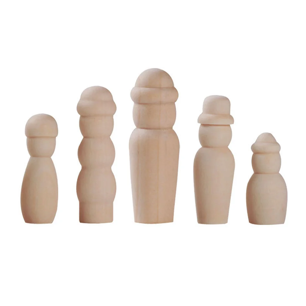 

Wooden Blank Angel People Natural Wood DIY Craft Decor for Creativity Wooden Unfinished Wood Bodies