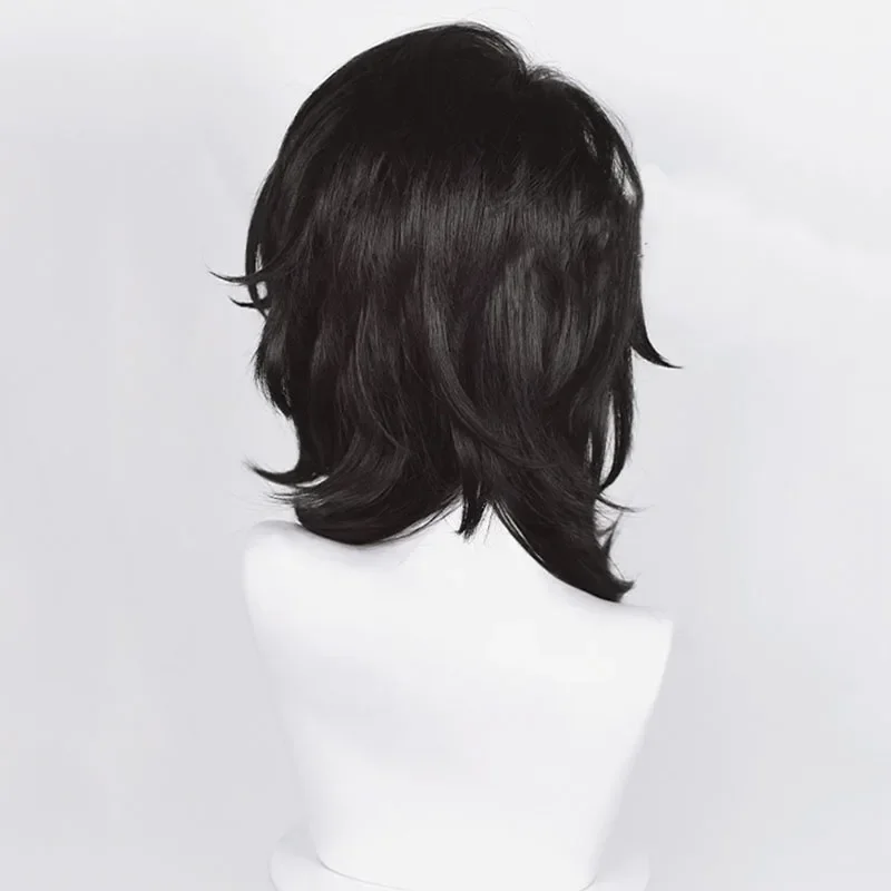 Игра Аниме Ансамбль Звезды Сакума Рей Короткие Черные Вьющиеся Волосы Термостойкие Парики Для Косплея + Кепка Для Парика