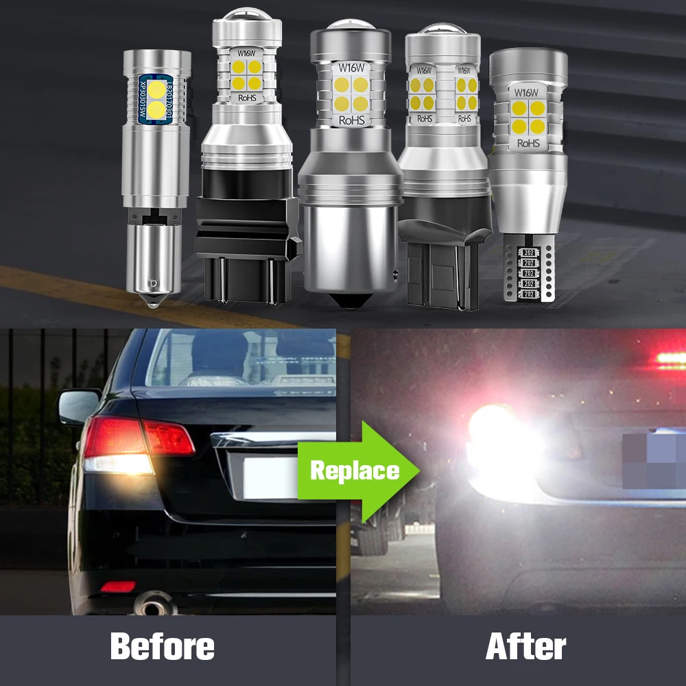 2x LED Reverse Light Accessories Backup Lamp For Honda Fit Jazz 2 3 4 5 2002-2021 2008 2009 2013 2014 2015 2016 2017 2018 2019