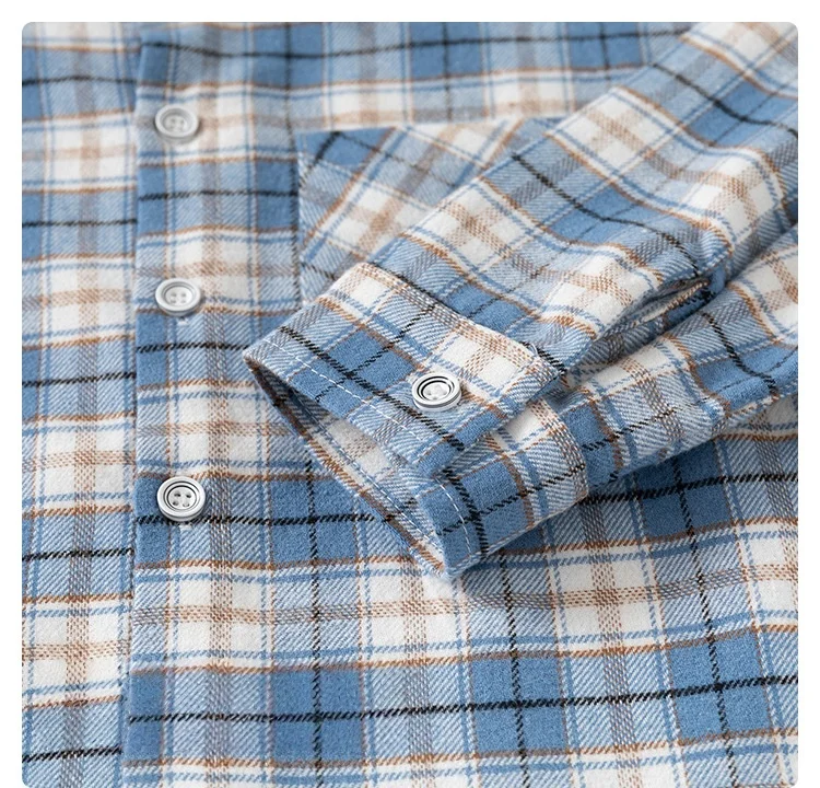 Frühling Herbst Kinder Plaid Langarm-shirt Koreanischen Stil Jungen Mädchen Lose Übergroßen Top Licht Oberbekleidung Casual Kinder Bluse – Detail 9