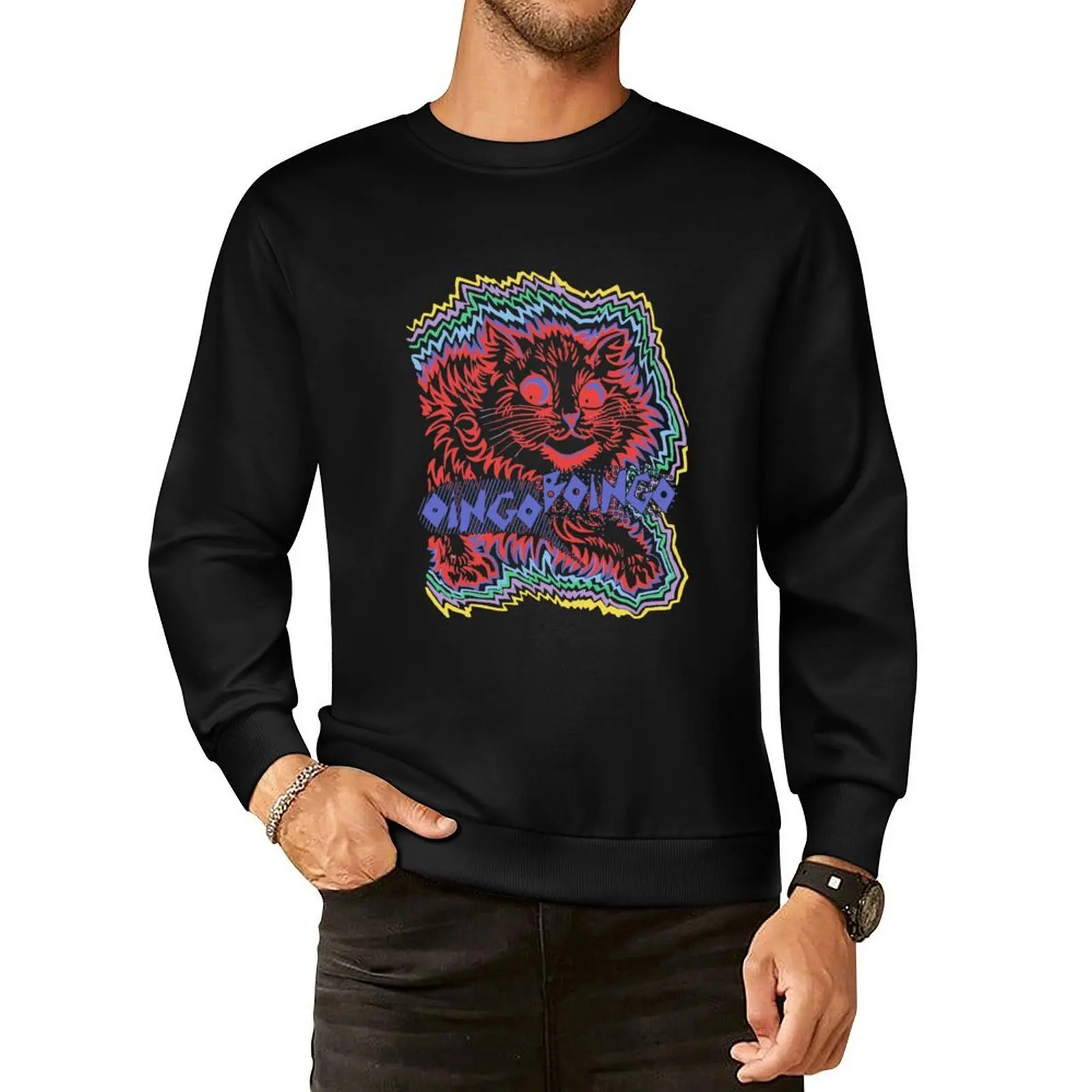 Oingo Boingo Pullover Hoodie korean style clothes men's sweat-shirt set sweatshirts men