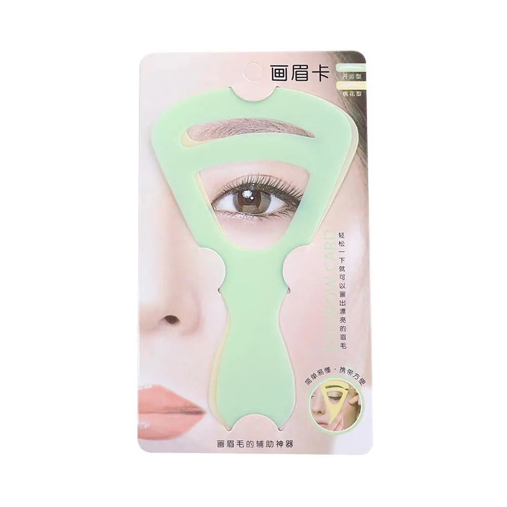 Portable Styling Guide DIY Makeup Tools Eyebrow Drawing Card Eyebrow Stencil Set Grooming Shaping Mold Eyebrow Shaping Template