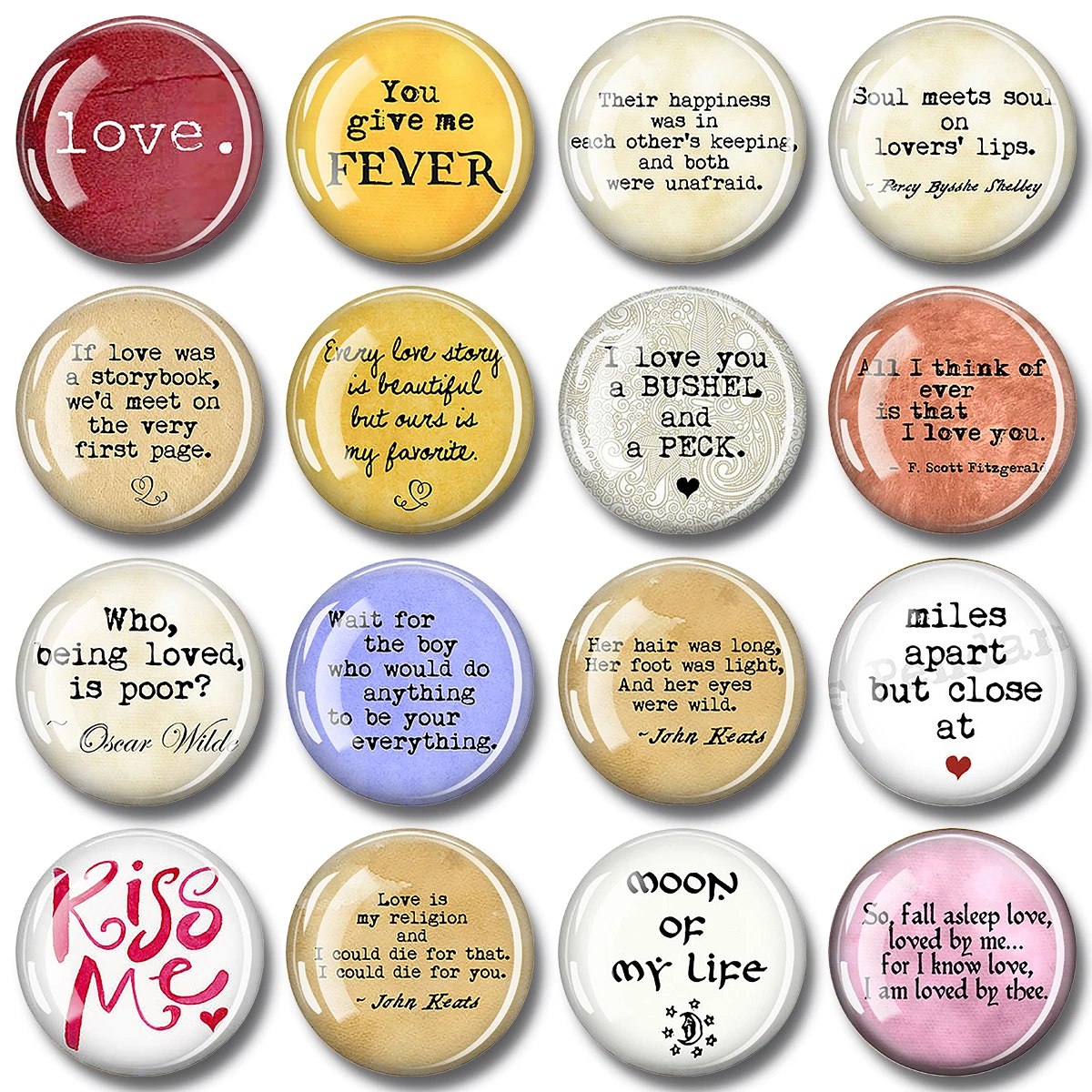 1PC Fridge Magnet with Kiss Me Script Design for Home Decor Gift and Holiday Decoration
